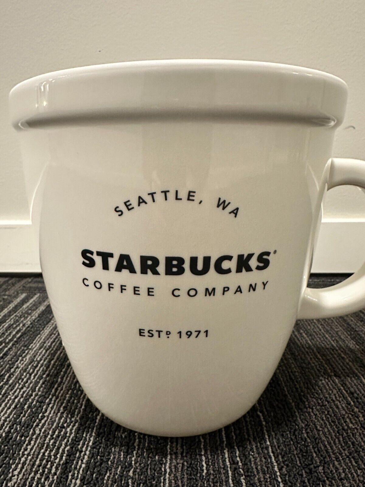Starbucks Giant Abbey Classic Ceramic Mug  138 oz Limited Edition 10 inch tall - Sold on eBay February 23rd, 2025 for $300.00 (1 bids) 