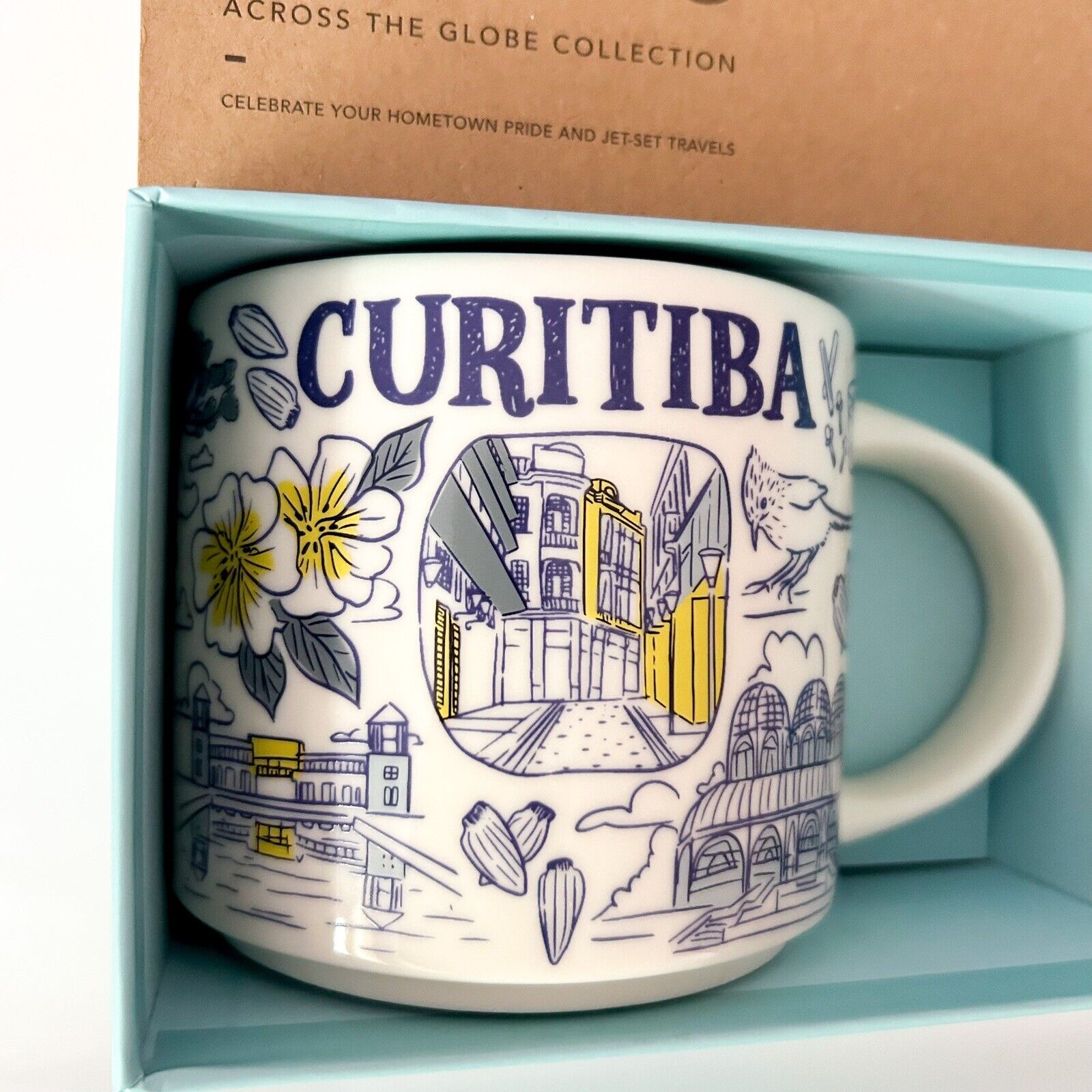 Starbucks BEEN THERE SERIES Collection CURITIBA Coffee Mug 14oz Original Box - Sold on eBay February 4th, 2025 for $79.00