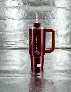 Starbucks + Stanley Holiday Mexico 2023 Collab Red Stainless Cold To Go Cup 30oz - Sold on eBay December 22nd, 2023 for $175.00