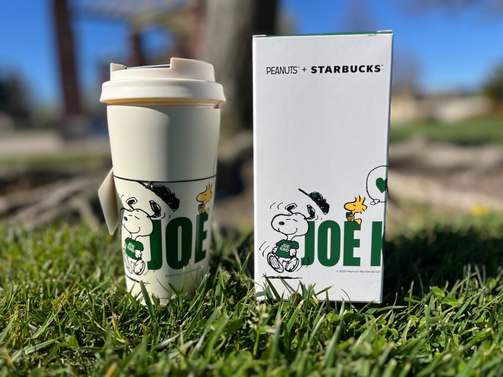 2025 PEANUTS X STARBUCKS Joe Kind Stainless Steel Tumbler 16oz Snoopy Woodstock - Sold on eBay March 31st, 2025 for $69.90