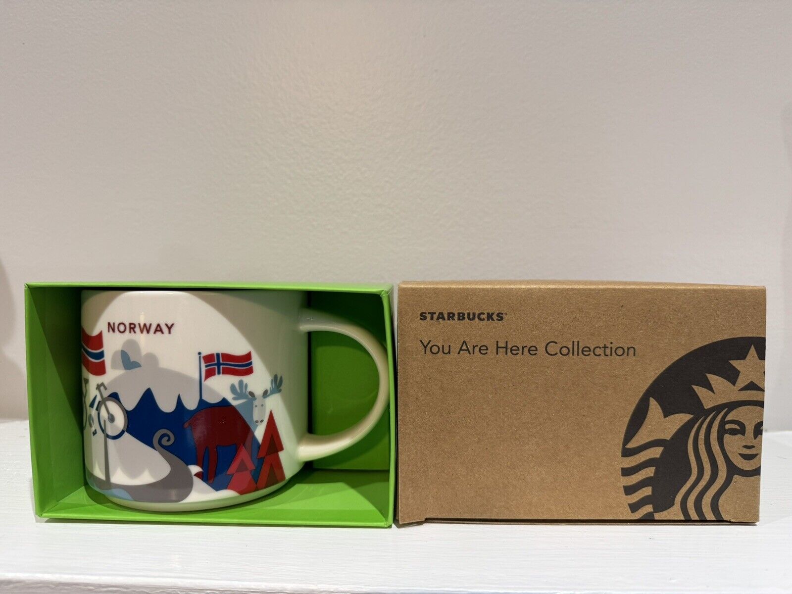 Starbucks - You Are Here NORWAY 14oz Coffee Mug Cup - New in Box - Sold on eBay January 13th, 2025 for $78.00