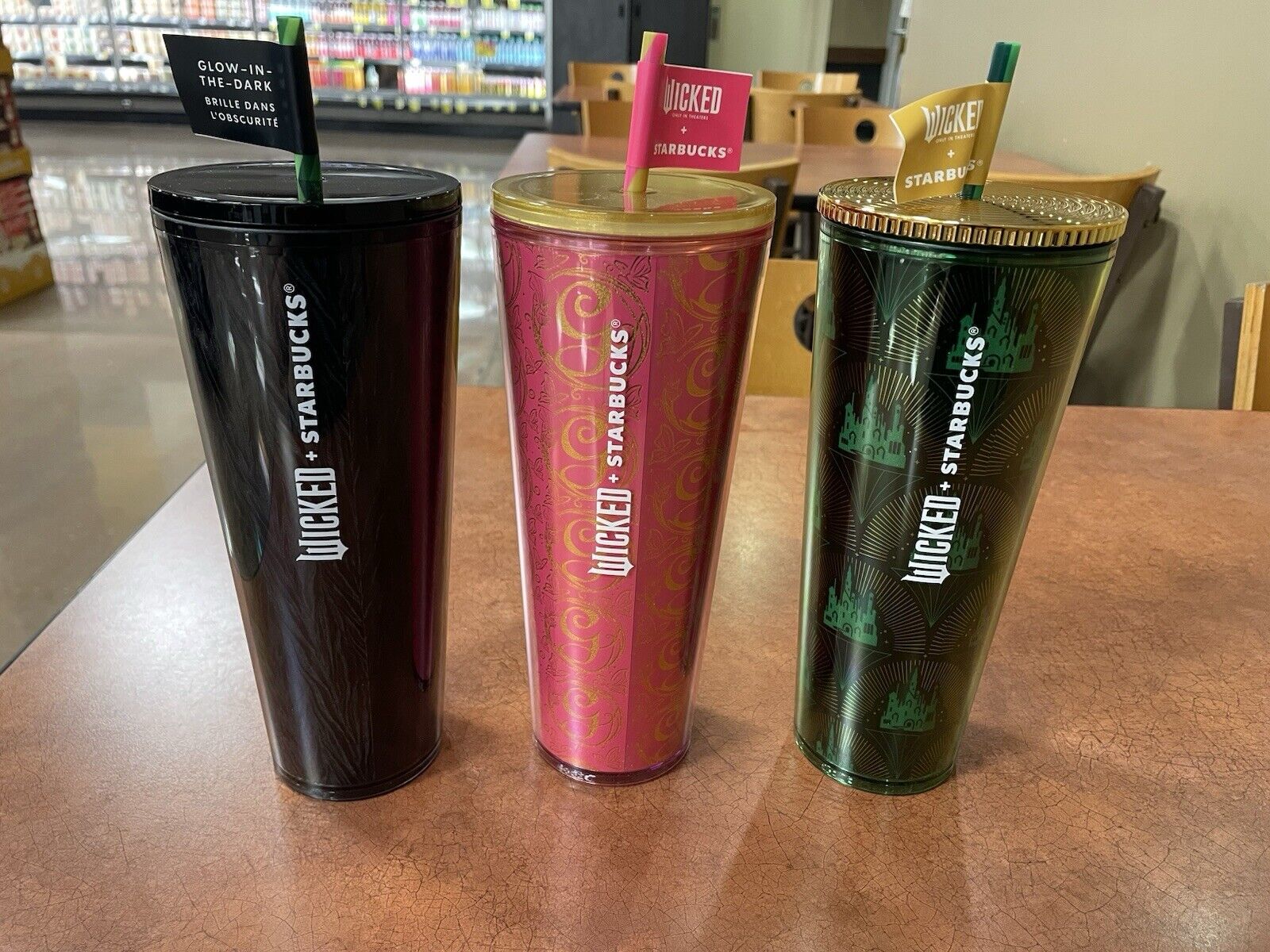 2024 Starbucks Wicked 24oz. Cold Cup Tumbler Three Incl Brand New Glinda & more - Sold on eBay November 18th, 2024 for $120.00