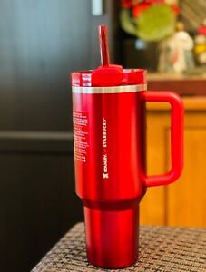 Starbucks x Stanley Holiday 2023 Limited Edition 40oz Red Tumbler Mug New - Sold on eBay November 20th, 2023 for $149.00