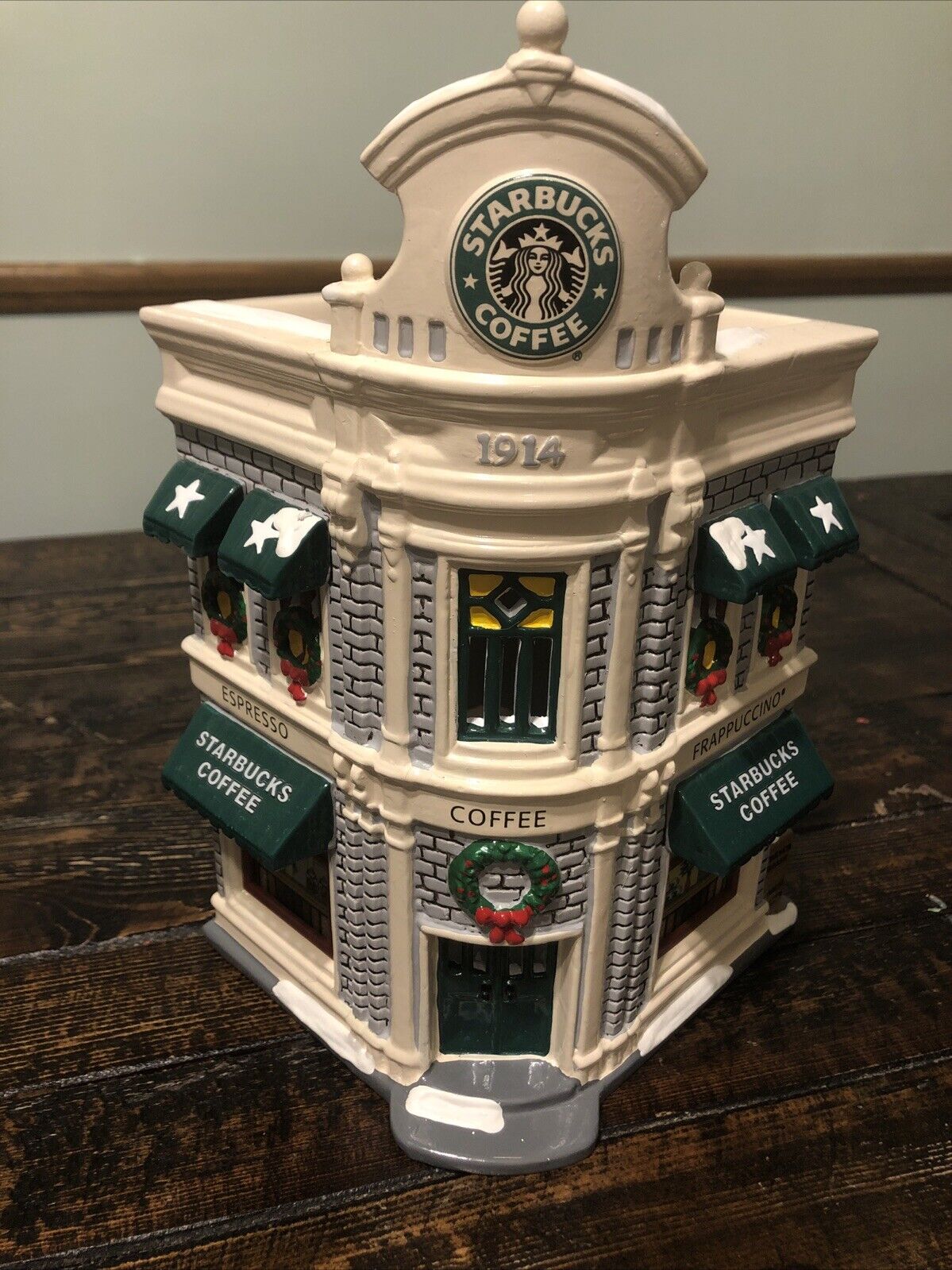 starbucks dept 56 Snow Village - Sold on eBay January 15th, 2025 for $65.00