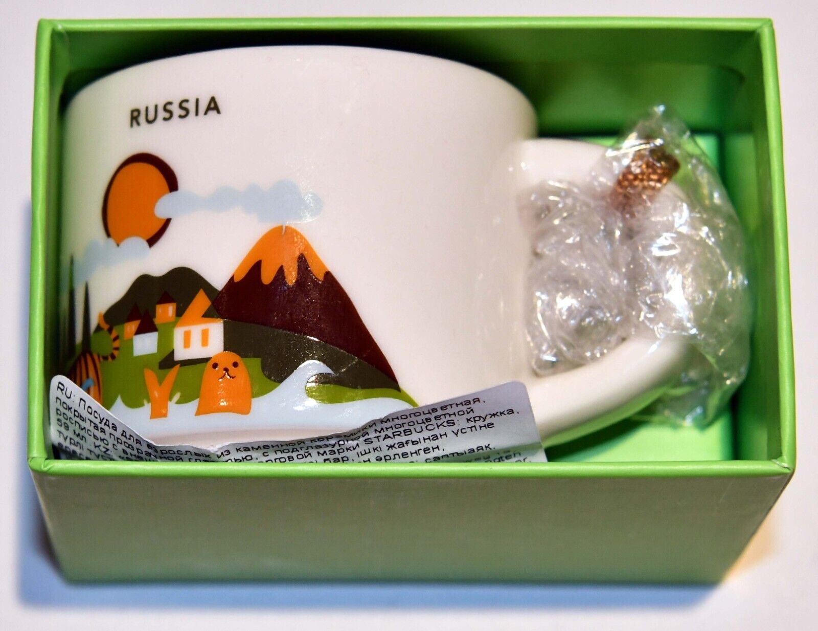 Starbucks Russia You Are Here YAH Series 2 oz Espresso Cup Mug Ornament Demi NEW - Sold on eBay November 29th, 2024 for $149.99
