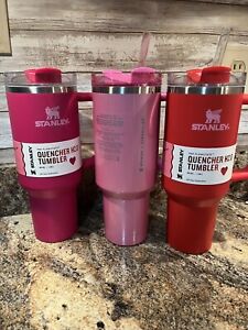 2024 Stanley Starbucks Target Exclusive Valentines Cosmo Pink & Red Set 3 READ!! - Sold on eBay January 7th, 2024 for $500.00