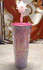 Starbucks Glinda Wicked Prism Cup with Wand Straw Topper 24oz ? - Sold on eBay March 16th, 2025 for $76.00 (5 bids) 
