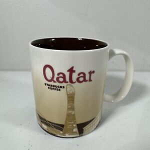 Starbucks Global Icon Qatar v1 2011 Coffee Mug Collector Series Mint Cond!