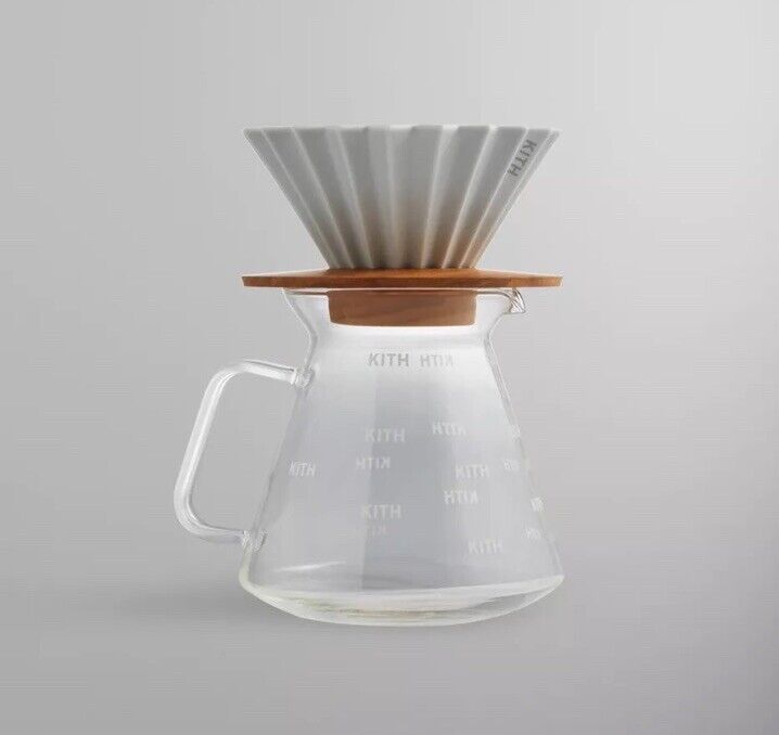 KITH FOR ORIGAMI POUR OVER COFFEE DRIPPER SET - SANDRIFT - Sold on eBay December 26th, 2024 for $270.00