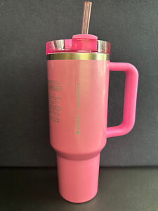 STANLEY STARBUCKS Exclusive Tumbler 40OZ Winter Pink New 2024 - Sold on eBay January 10th, 2024 for $270.00 (36 bids) 
