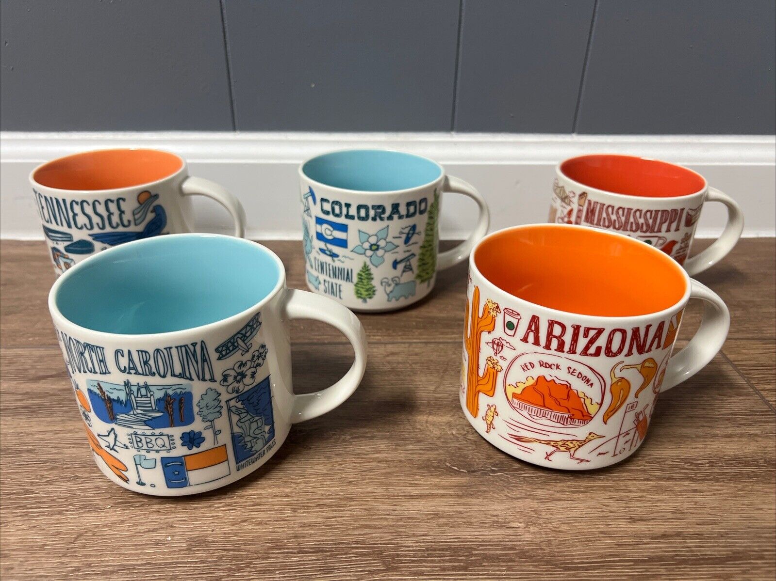 Lot Of 5 “Been There” Series Mugs Starbucks Colorado, Tennessee, Arizona - Sold on eBay February 8th, 2025 for $99.99
