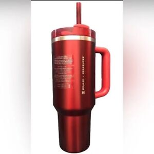Limited Edition Stanley X Starbucks Red Holiday Collab! 40 Oz Brand New Cup! - Sold on eBay November 19th, 2023 for $170.50 (22 bids) 