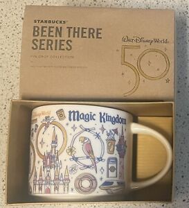 Starbucks Disney Parks Magic Kingdom Been There Series 50th Anniversary Mug 14oz