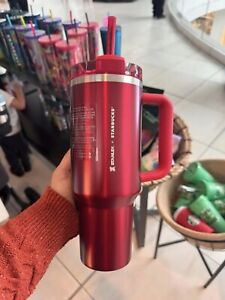 Starbucks Stanley Holiday 2023 Collab (40 oz) Red Tumbler Mug IN HAND - Sold on eBay November 22nd, 2023 for $165.00