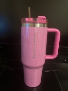Stanley x Starbucks Winter Pink 40oz Tumbler - Sold on eBay February 27th, 2024 for $190.00