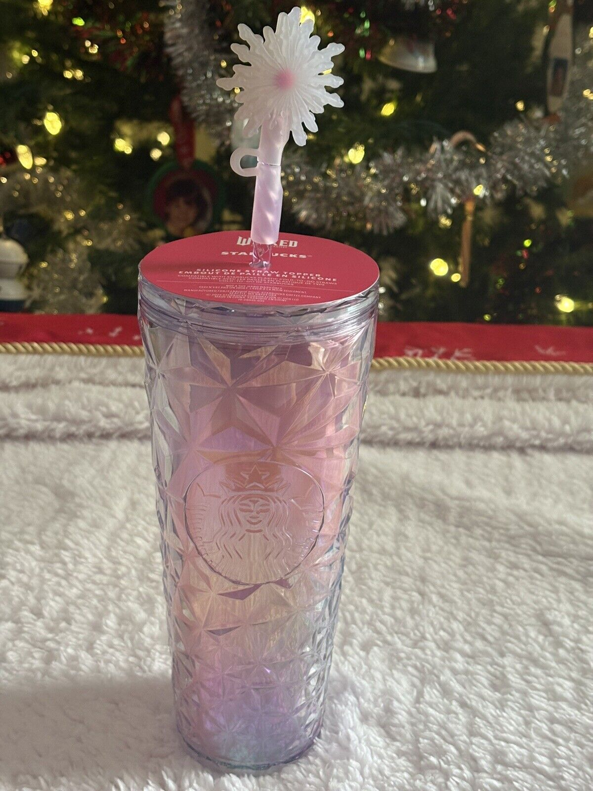 Starbucks X Wicked Glinda Upland Tumbler With Straw Prism Cup 24oz NEW! - Sold on eBay January 11th, 2025 for $115.00 (39 bids) 