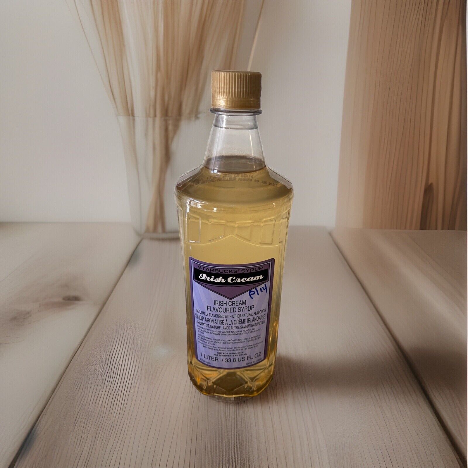 Starbucks Irish Cream Flavored Syrup 1L – Sealed & Rare Find - Sold on eBay January 4th, 2025 for $59.99
