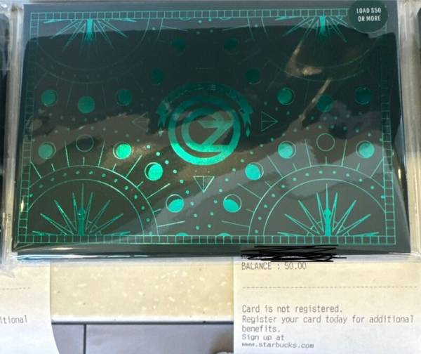 Limited Edition Starbucks WICKED Gold Metal Gift Card New Keychain Loaded $50 GC - Sold on eBay October 27th, 2024 for $95.00