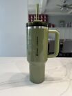 Starbucks Olive Green Pearl Stanley 40oz Tumbler Glitter Fall Release 2024 New - Sold on eBay August 23rd, 2024 for $99.99