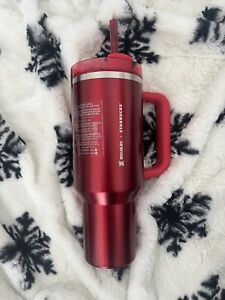 New Listing?NEW LIMITED Starbucks x Stanley Cup Holiday 2023 Collab (40 oz) Red Tumbler ? - Sold on eBay November 7th, 2023 for $180.00