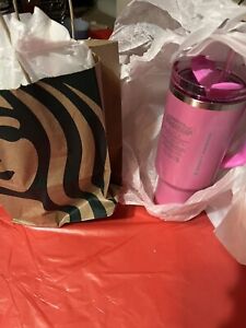 New Stanley x Starbucks Target Exclusive 2024 Pink 40oz Tumbler  IN HAND - Sold on eBay January 2nd, 2024 for $280.00