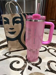 Stanley x Starbucks Winter 2024 Pink 40oz Tumbler Target Exclusive - Sold on eBay January 22nd, 2024 for $275.00