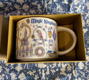 Starbucks Disney Parks Magic Kingdom Been There Series 50th Anniversary Mug 14oz - Sold on eBay November 12th, 2023 for $184.77