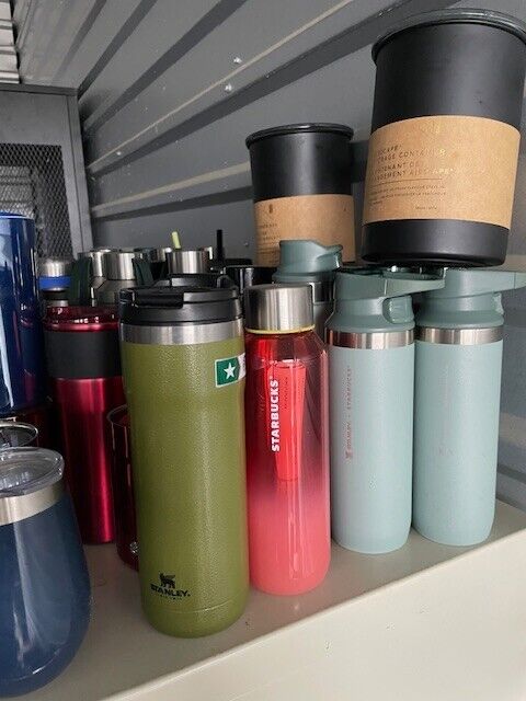 Starbucks Travel Cups Bottles Mugs Stanley Tumblers Containers Lot Of 60+ - Sold on eBay February 28th, 2025 for $100.00