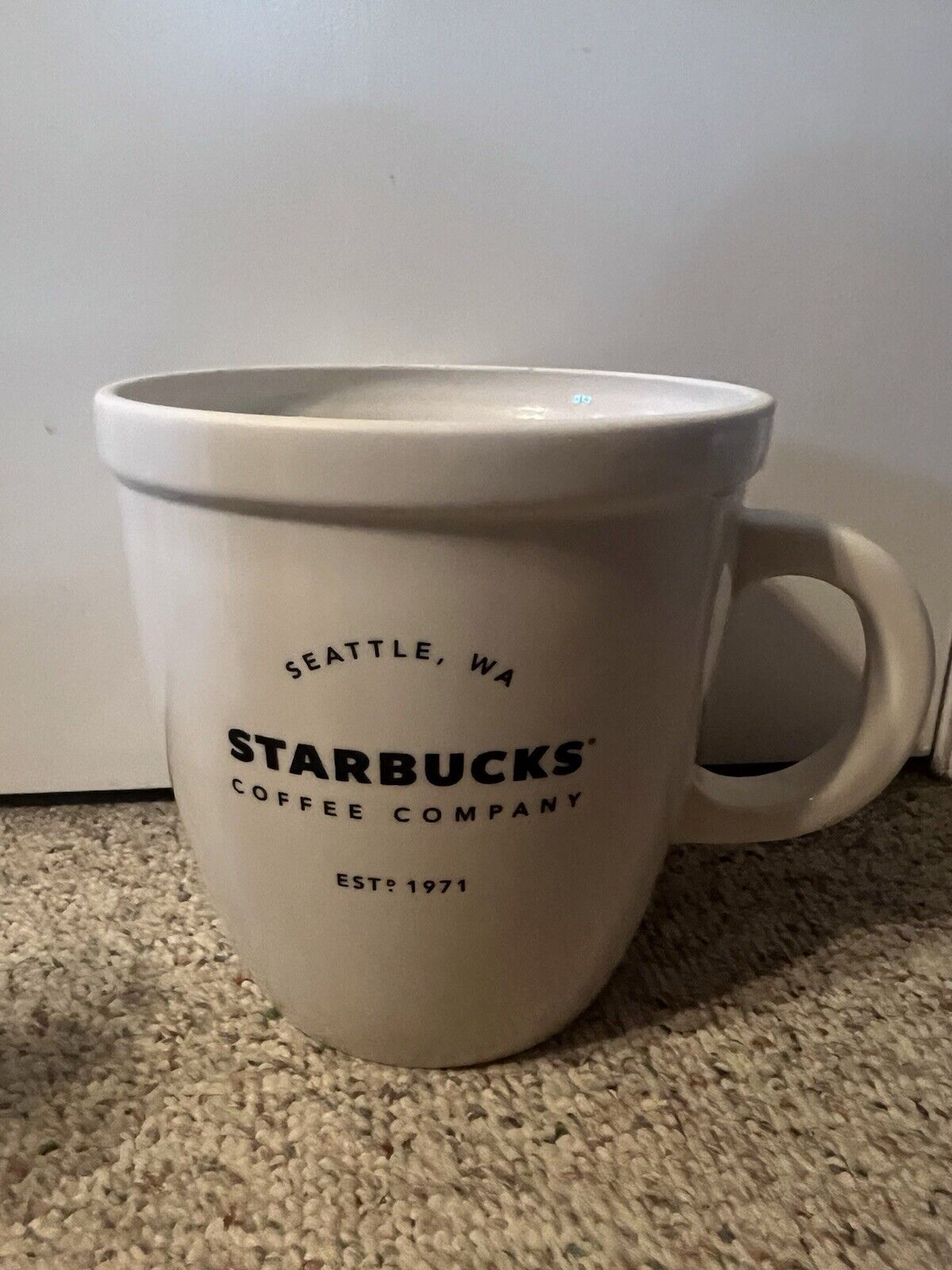 Starbucks Jumbo Giant Abbey Mug Classic Logo 138 oz  Ceramic Mug Ltd Ed Orig Tag - Sold on eBay March 4th, 2025 for $599.99