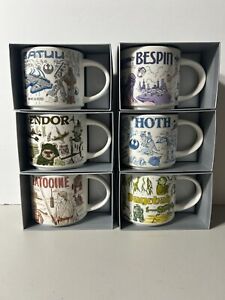 Starbucks Been There Series Star Wars Mugs. 2020 and 2021 Series. Set of 6. - Sold on eBay March 1st, 2024 for $600.00 (1 bids) 
