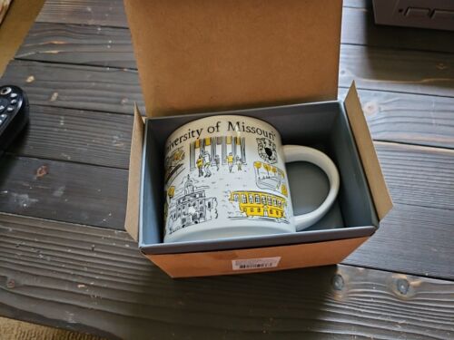 6- Starbucks Mugs Mizzou - Sold on eBay April 16th, 2024 for $160.00