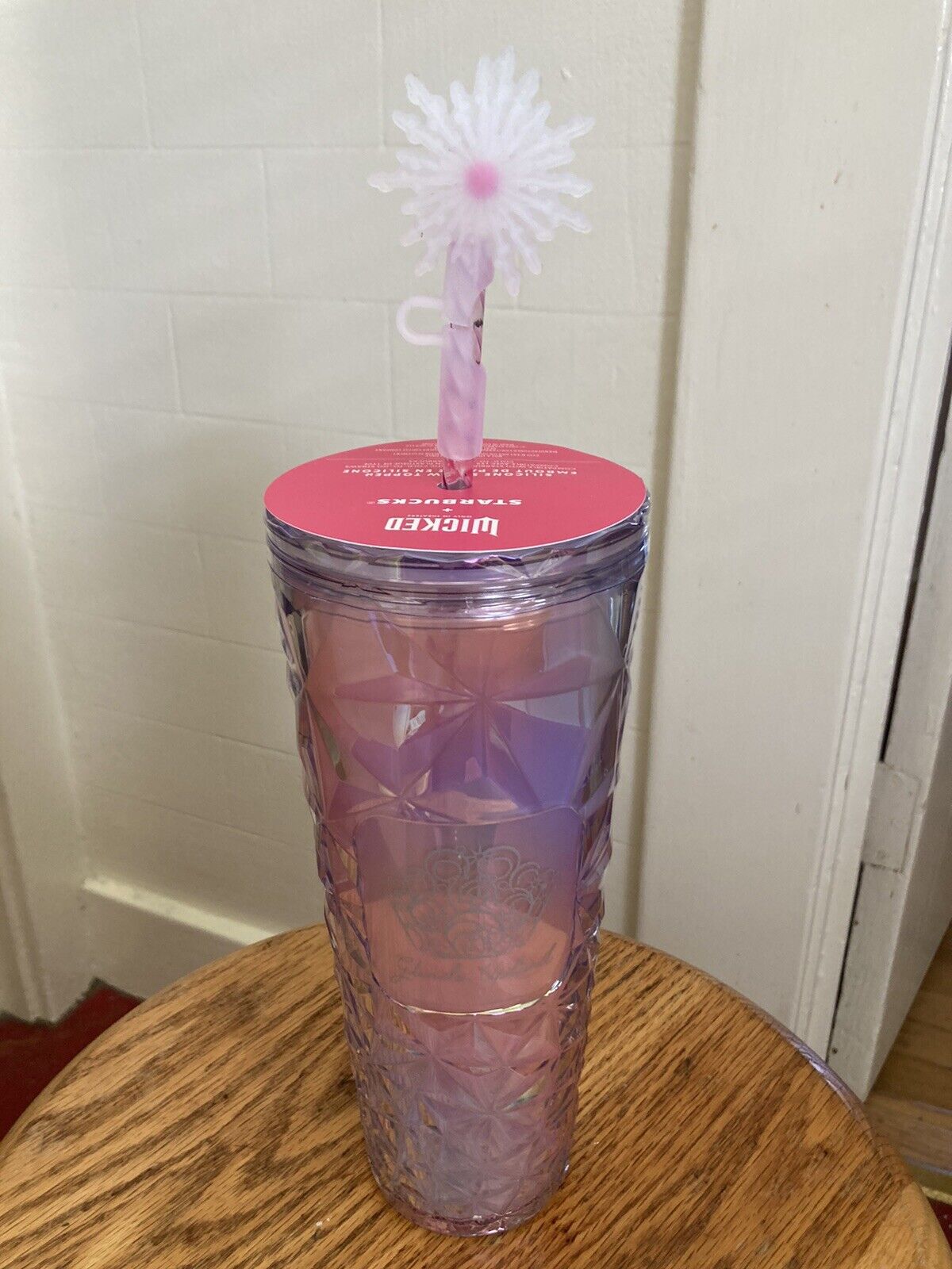 2024 Starbucks Wicked 24oz. Cold Cup Pink Iridescent Tumbler Christmas FREE SHIP - Sold on eBay December 11th, 2024 for $104.99