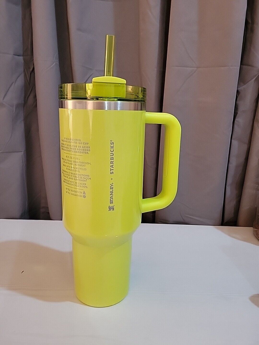 STARBUCKS LIME GREEN STANLEY - 2024 SUMMER EXCLUSIVE -  BRAND NEW - Sold on eBay March 21st, 2025 for $75.00 (1 bids) 