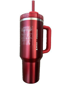 Starbucks x Stanley Cup Holiday 2023 Collab (40 oz) Red Tumbler  See description - Sold on eBay November 14th, 2023 for $147.50 (34 bids) 