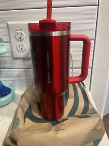 ?NEW LIMITED Starbucks x Stanley Holiday 2023 Collab (40 oz) Red Tumbler Mug ? - Sold on eBay December 3rd, 2023 for $200.00