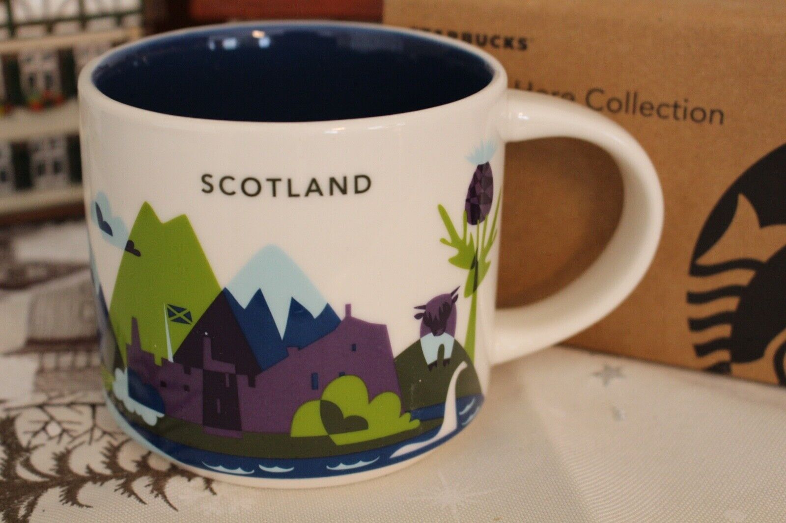 New Authentic Starbucks SCOTLAND You Are Here Mug with SKU and Box - US SELLER - Sold on eBay February 26th, 2025 for $68.95