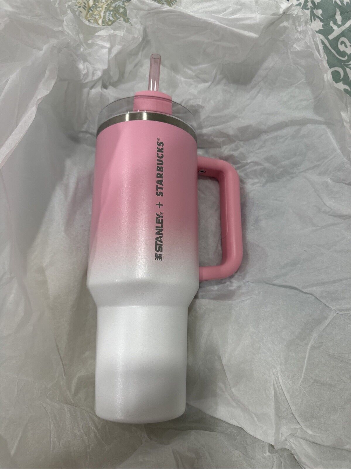 Stanley x Starbucks Philippines Exclusive Sweet Pink Ombré 40oz Tumbler - NWT - Sold on eBay November 14th, 2024 for $160.00