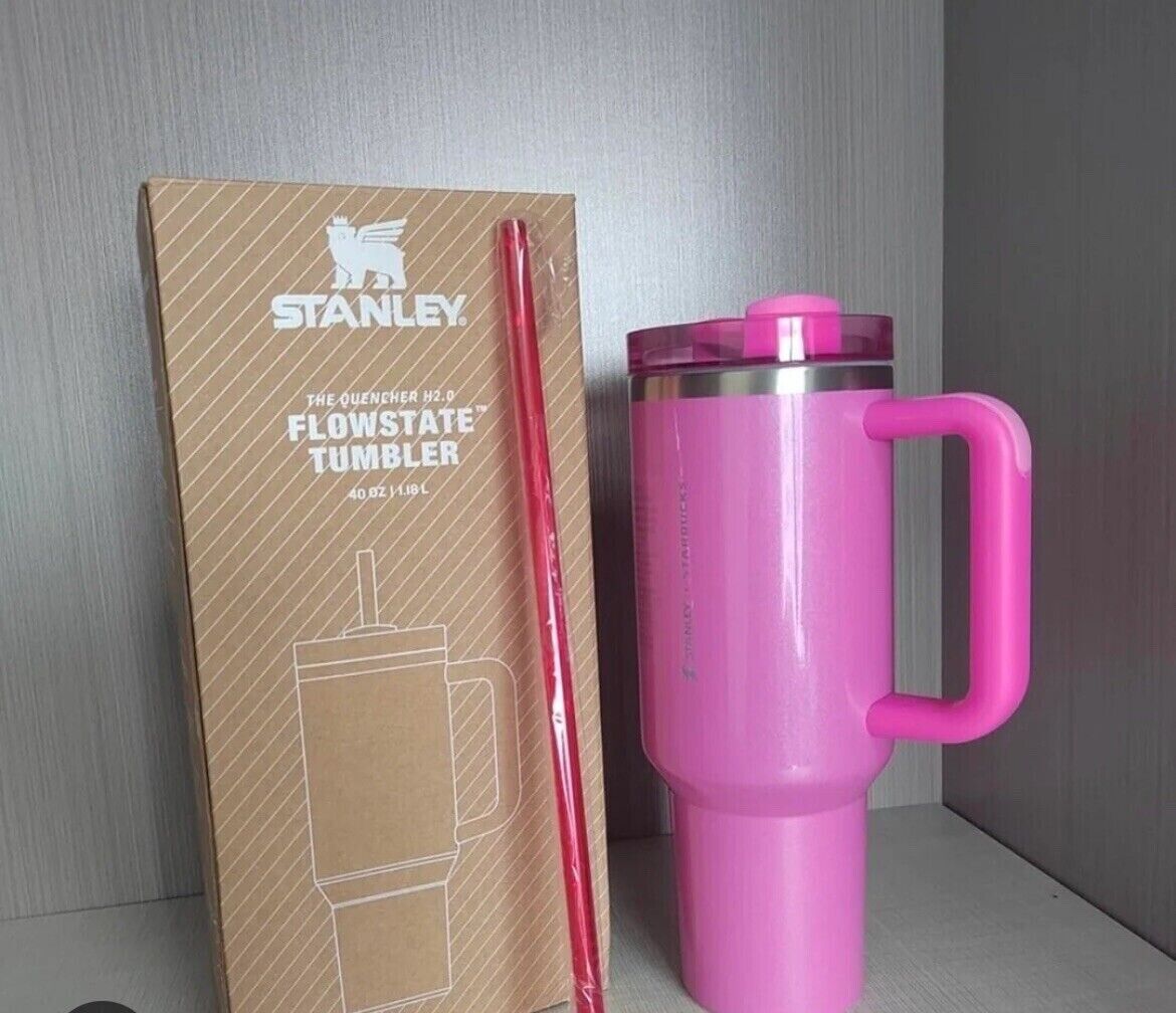2023 Starbucks x Stanley Cup Holiday Tumbler 40 oz Winter Pink Brand New - Sold on eBay January 24th, 2025 for $78.00