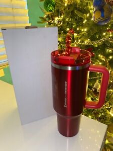 Starbucks X Stanley 2023 Holiday Red 40oz Tumbler (Limited Edition) *new* - Sold on eBay November 20th, 2023 for $150.00