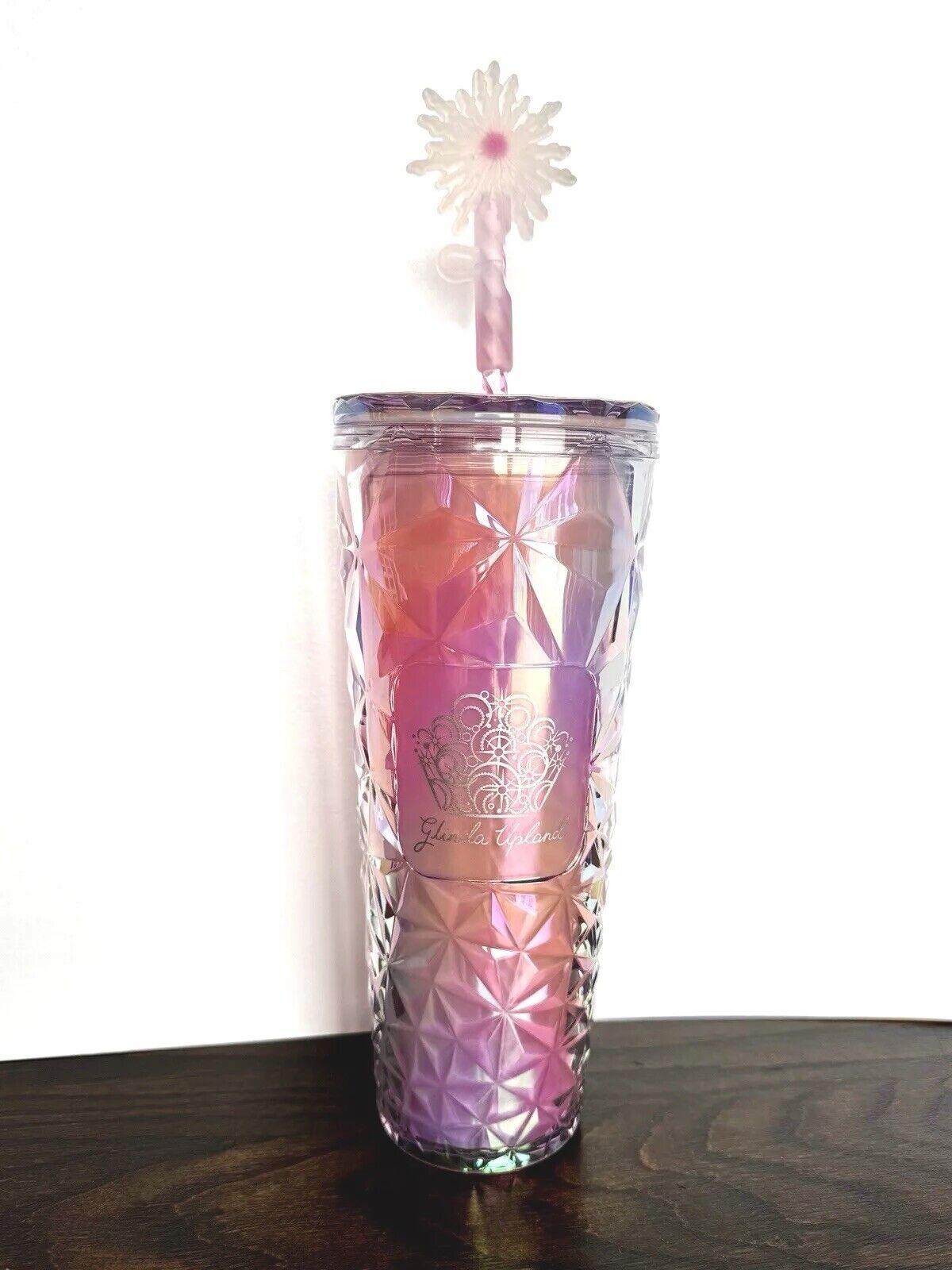 Starbucks Wicked Glinda Tumbler Venti 24 Oz Pink Cold Cup Prism Wand Straw USA - Sold on eBay December 5th, 2024 for $90.00 (12 bids) 