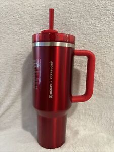 Starbucks Stanley Holiday Cup 2023 40 Oz Red Tumbler IN HAND Brand New