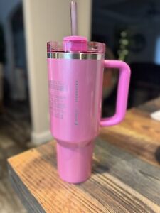 Stanley x Starbucks Winter Pink 40oz Tumbler (2024 Target Exclusive) New - Sold on eBay February 15th, 2024 for $202.50 (2 bids) 