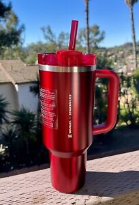 Starbucks x Stanley Cup Holiday 2023 (40 oz) Red Tumbler New Limited Edition - Sold on eBay November 20th, 2023 for $182.50 (30 bids) 