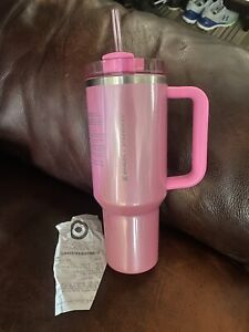 ? Stanley x Starbucks Exclusive 2024 Pink 40oz Tumbler NEW Sold Out Fast Ship - Sold on eBay February 6th, 2024 for $280.00