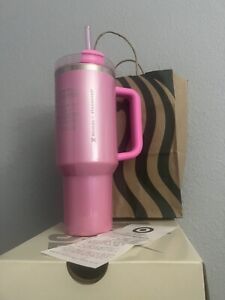 Stanley x Starbucks Winter Pink 40oz Tumbler (2024 Target Exclusive) New In Hand - Sold on eBay January 9th, 2024 for $250.00