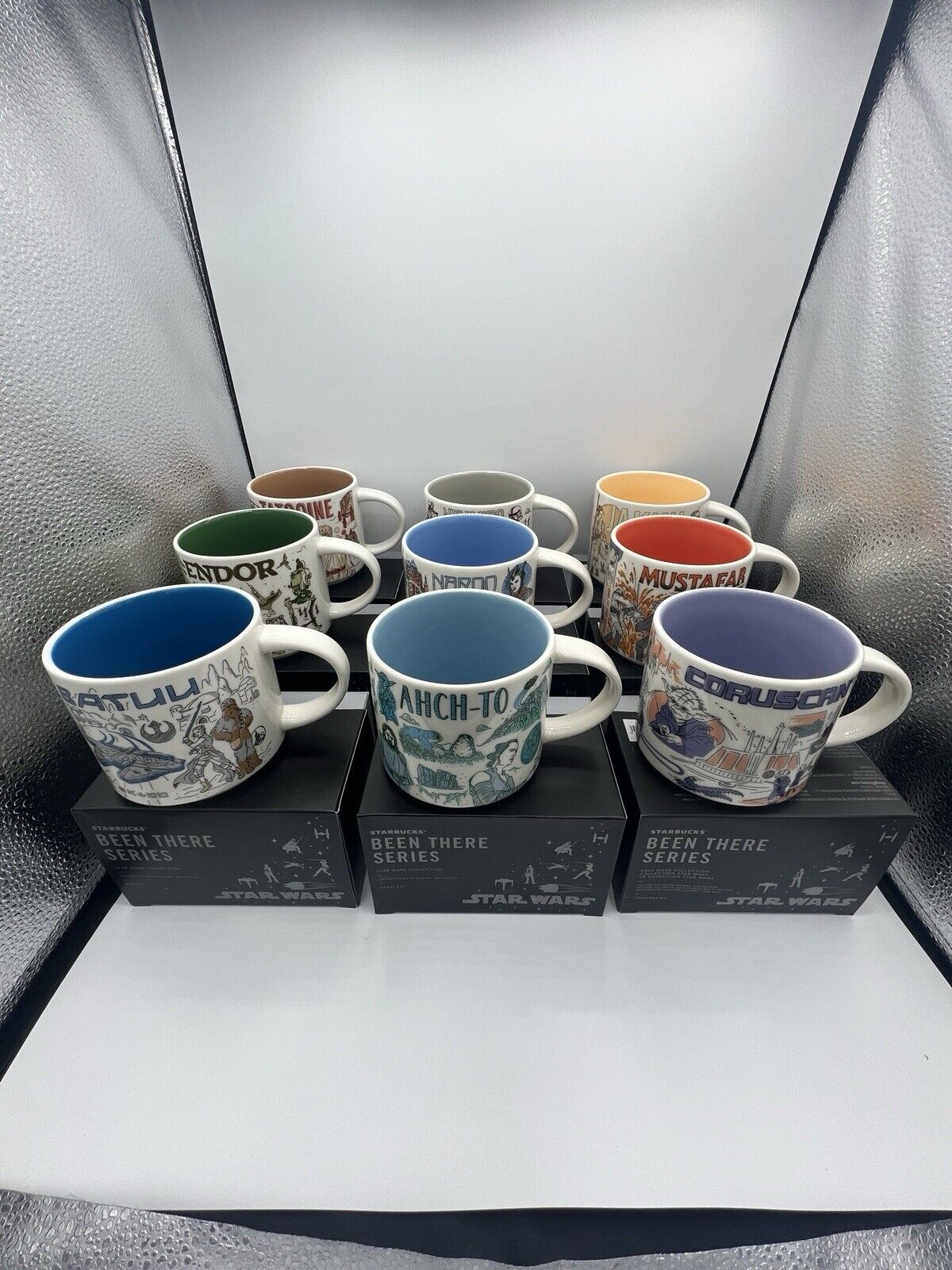 Starbucks Star Wars Been There Series Mug Set (9) 2021 2022 2023 New Unused - Sold on eBay March 10th, 2025 for $269.99 (1 bids) 