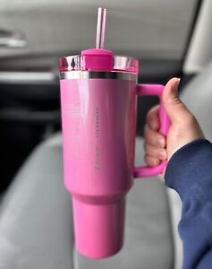 Stanley x Starbucks Winter Pink Limited Release Limited Edition 40oz cup - Sold on eBay January 11th, 2024 for $207.50 (39 bids) 