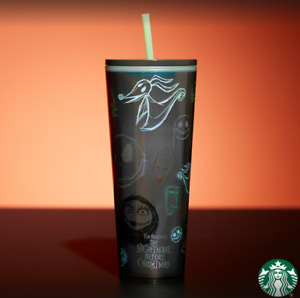 Disney Starbucks The Nightmare Before Christmas Tumbler with Straw CONFIRMED - Sold on eBay October 4th, 2023 for $159.99