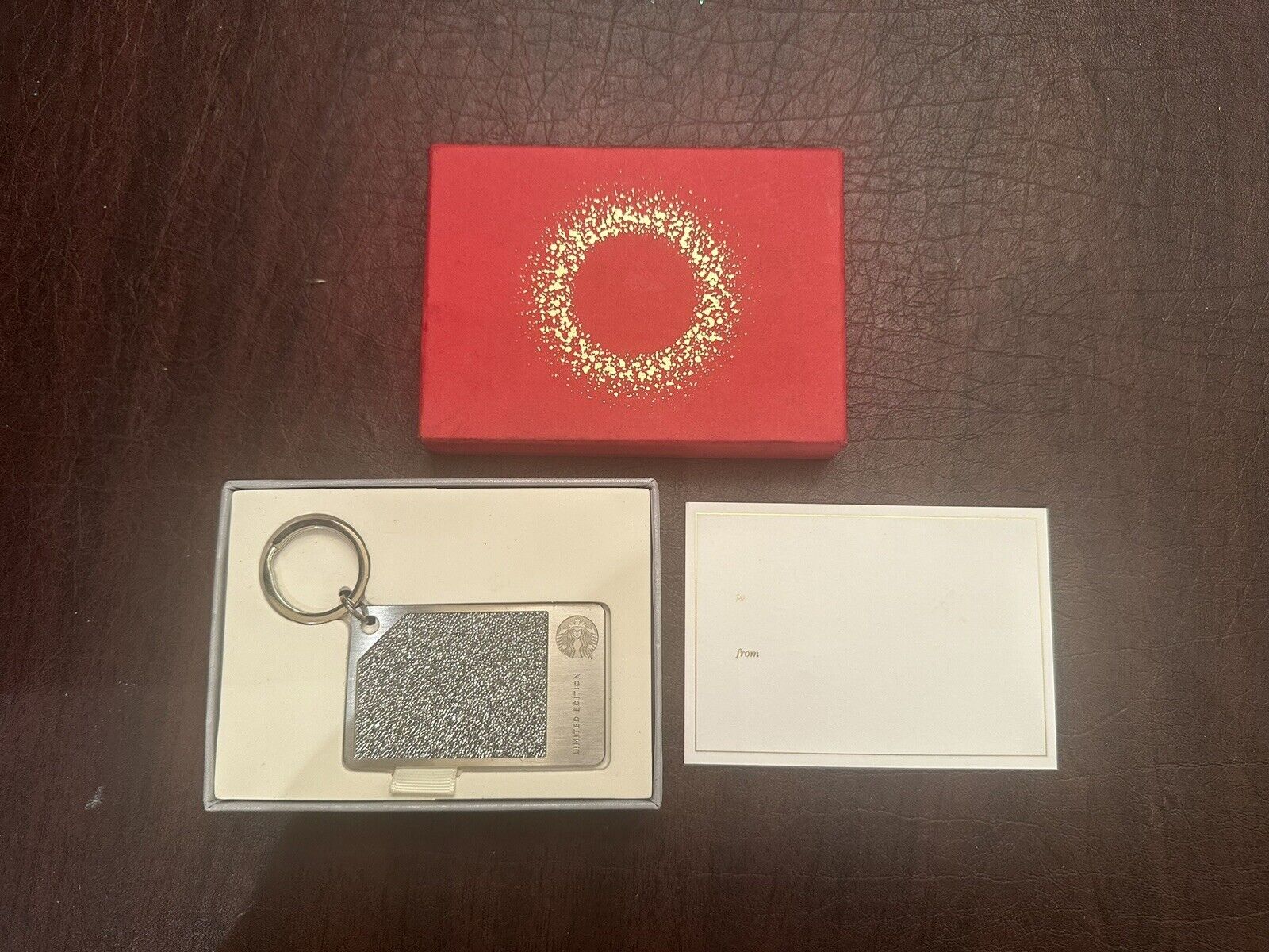 Brand New Never Used Starbucks Swarovski Crystal Limited Edition Metal Gift Card - Sold on eBay December 3rd, 2024 for $500.00