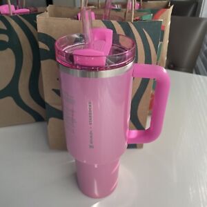 Stanley x Starbucks Target Exclusive New 2024 Pink 40oz Tumbler Limited Edition - Sold on eBay January 7th, 2024 for $250.00